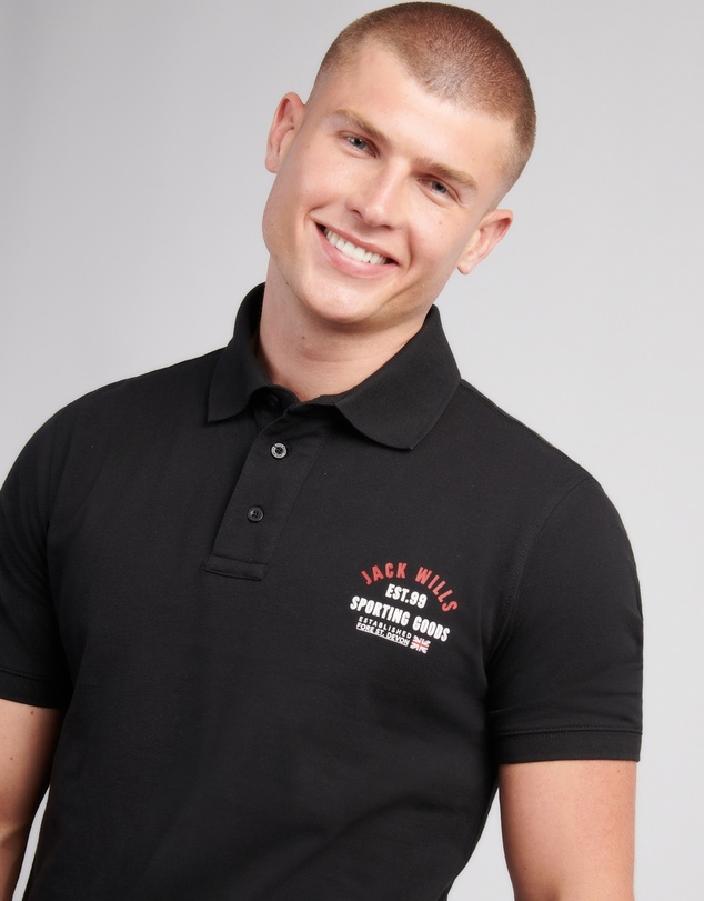 Jack Wills - Chest Arch Logo Piqué Polo
