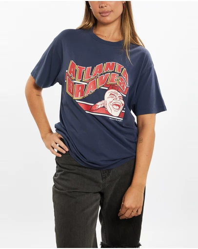 Vintage by The Real Deal - Pre Loved - 1990 MLB Atlanta Braves Tee