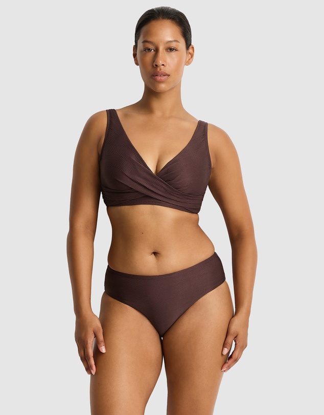 Sea Level Australia - Zen Cross Front Tie Back Bra Top