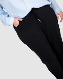 Love Your Wardrobe - Ally Twill Stretch Drawcord Pants