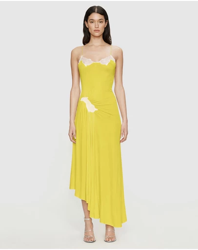Christopher Esber - Delphin Lace Rib Cami Dress