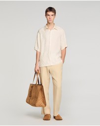 Sandro - Jacquard Cross Mc Shirt