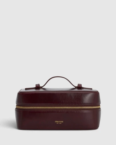 Oroton - Indi Crackle Small Vanity Case