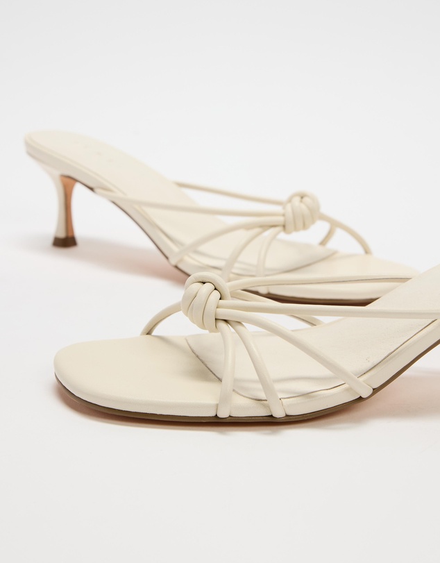 AERE - Leather Crossover Strappy Heels