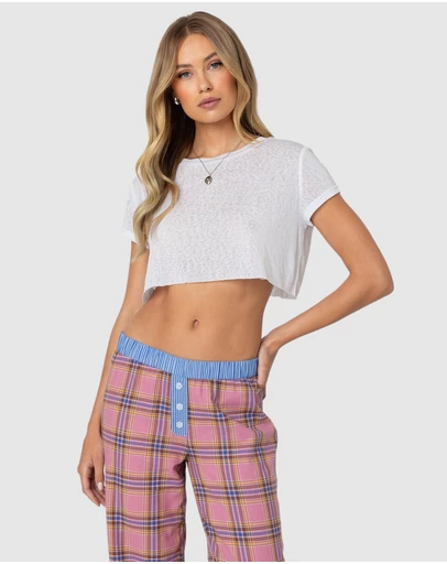 EDIKTED - Seville Cropped T Shirt