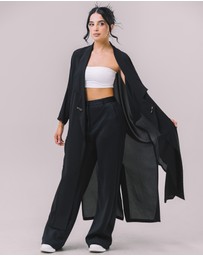 Youmsara - The Freya Wide-Leg Knit Pants