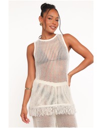 Petal & Pup - Lorna Knitted Top - Off White