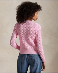 Polo Ralph Lauren - Cable-Knit Cotton Crewneck Cardigan
