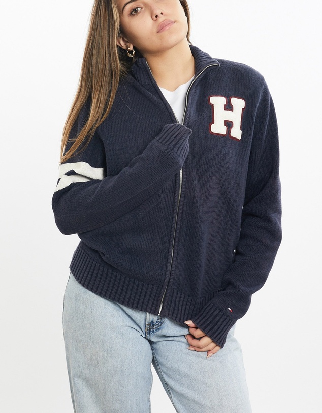 Vintage by The Real Deal - Pre Loved - Vintage Tommy Hilfiger Knit Full Zip Sweater