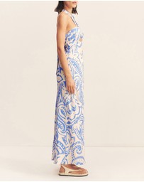 Shona Joy - Francis Ruched Halter Maxi Dress