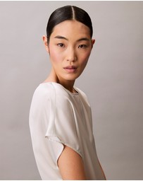 Calvin Klein - Satin Printed Relaxed Dress