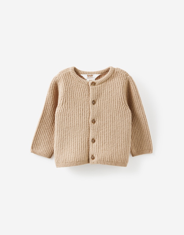 Cotton On Kids - Baby Organic Blend Knit Cardigan