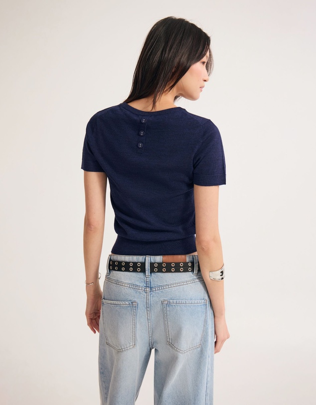 Oxford - Grace Short Sleeve Merino Knit