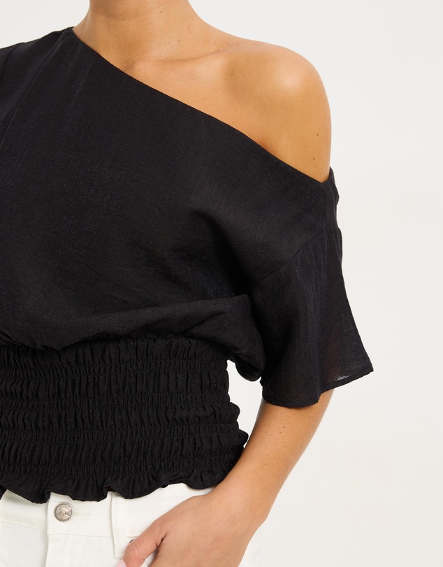 Calli - Marlow Sheer Off The Shoulder Top