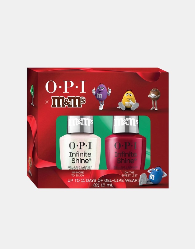 O.P.I - OPI x M&M's Collection Infinite Shine Duo Gift Set - Mmmore to Enjoy, On The Sweet List