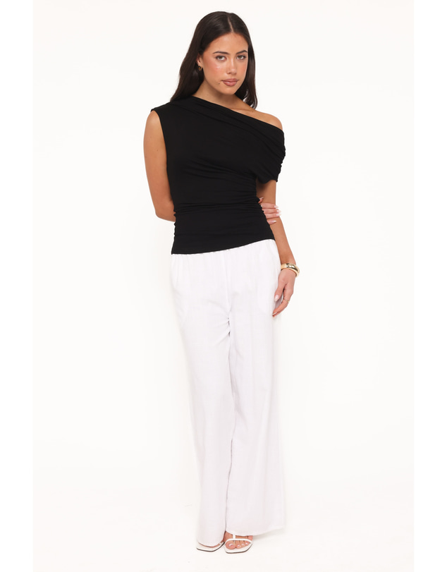 Petal & Pup - Jacki Asymmetric Top - Black