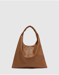 Florence - Elizabeth Tan Hobo Leather Bag