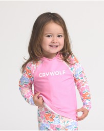 Crywolf - BABY RASH VEST Berry Garden