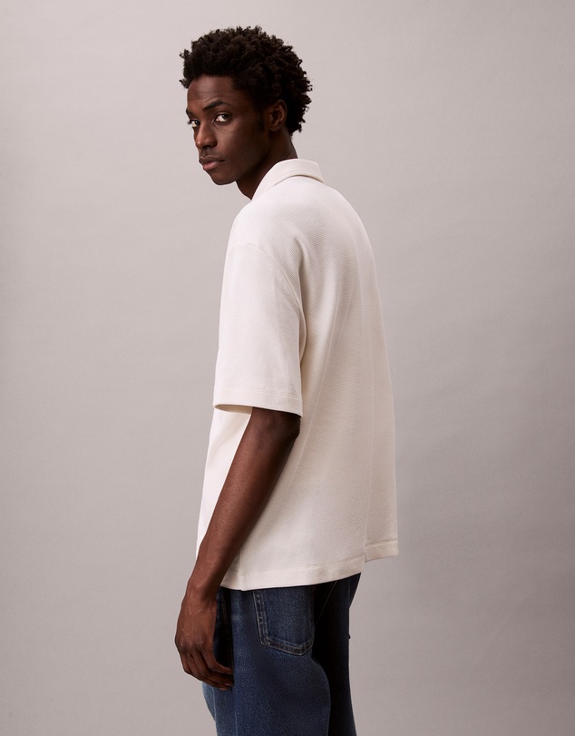 Calvin Klein Jeans - Waffle Knit Camp Shirt