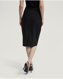 Oxford - Peggy Wool Stretch Suit Skirt