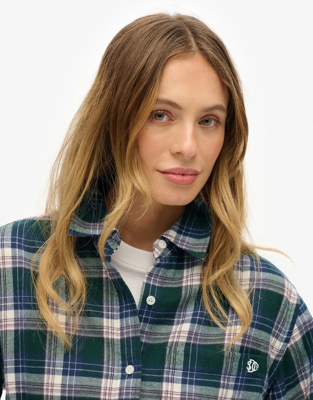 Superdry - Check Flannel Boyfriend Shirt