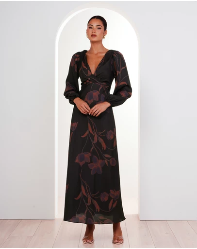 Pilgrim - Cher Wrap Front Maxi Dress