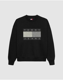 Tommy Jeans - 90S Distressed Flag Crew Sweatshirt