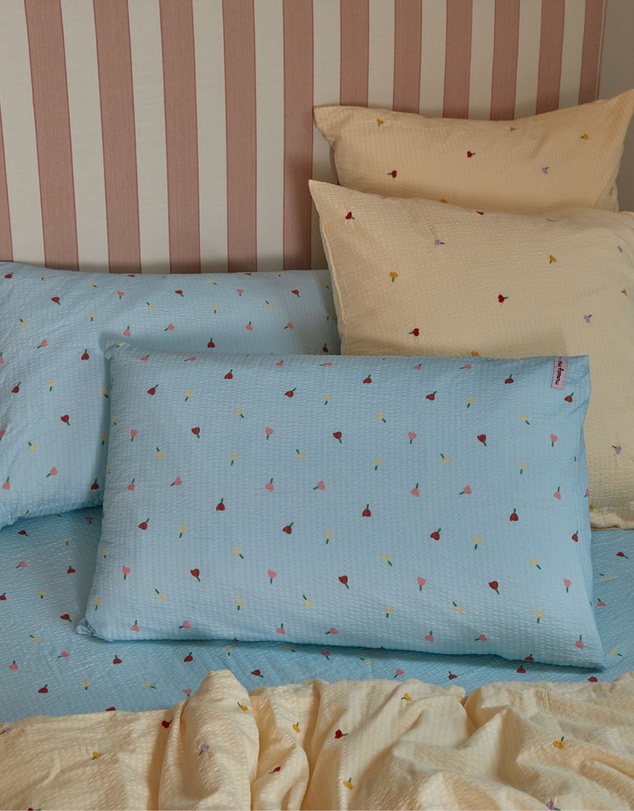 Mosey Me - Forget Me Not Standard Pillowcase Set - Sky
