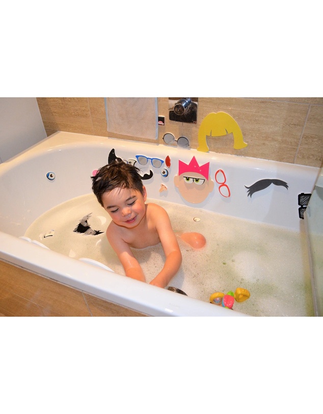 Bright Child - Funny Face Bath Stickers