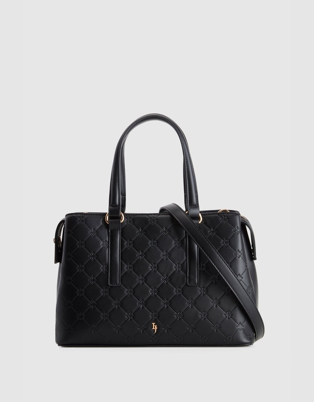 Laura Jones - Logo Embossed Tote Bag