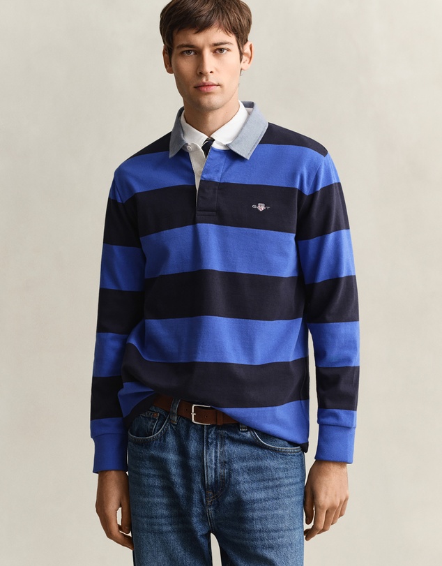 Gant - Chambray Stripe Heavy Rugger