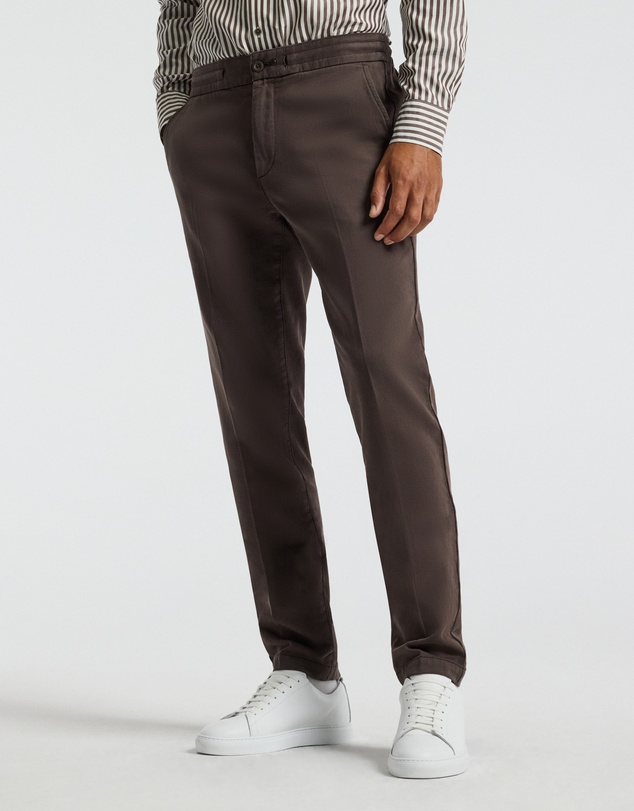 Calibre - Dobby Denim Drawstring Pants Mocha