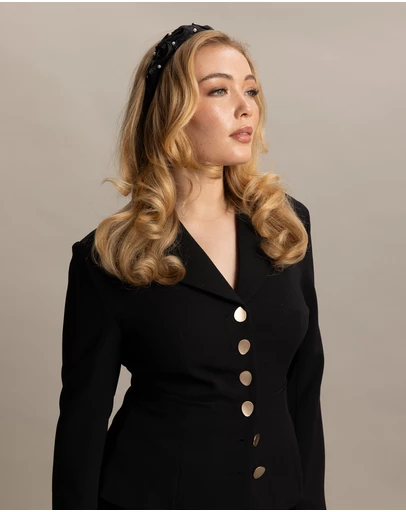 Morgan & Taylor - Bianca Headband in Black