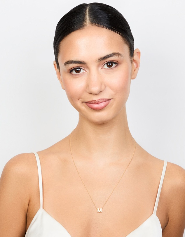 Lovisa - Gold Plated Sterling Silver Intial M Necklace