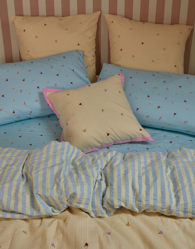 Mosey Me - Forget Me Not Standard Pillowcase Set - Sky