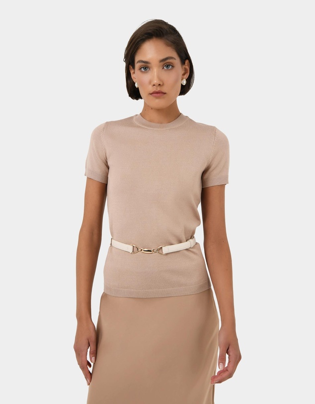 Forcast - Emeri Leather Adjustable Belt