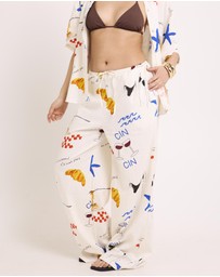 Subtitled - Escape Printed Pants
