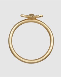 Elli Jewelry - Ring Bee 925 Sterling Silver Gold-Plated