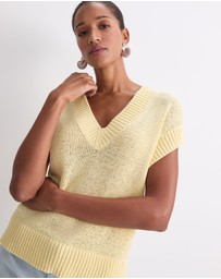 Sportscraft - Josie Tape Yarn V Neck Tank