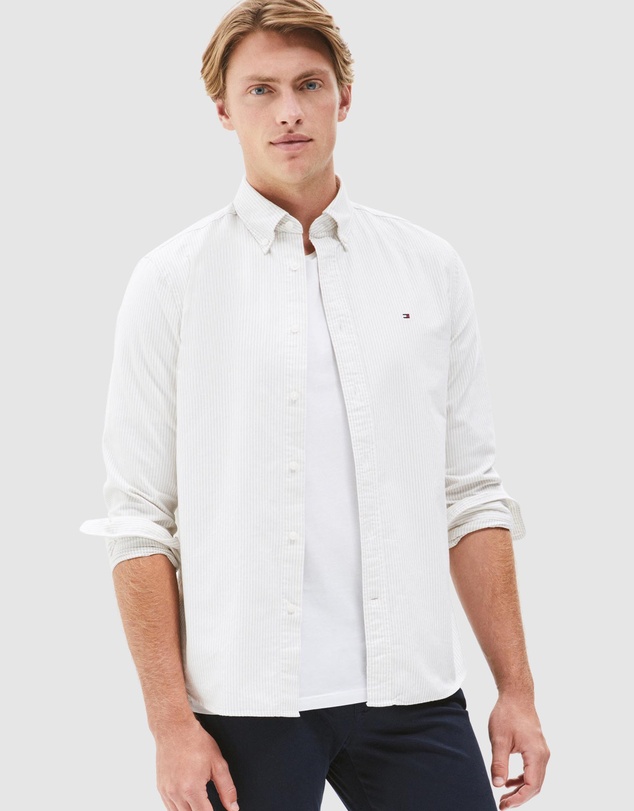 Tommy Hilfiger - Heritage Stripe Regular Fit Oxford Shirt