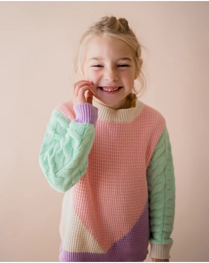 WITH LOVE FOR KIDS - Knitted Jumper - Babies - Kids