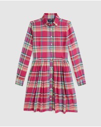 Polo Ralph Lauren - Plaid Cotton Madras Shirtdress - Teens
