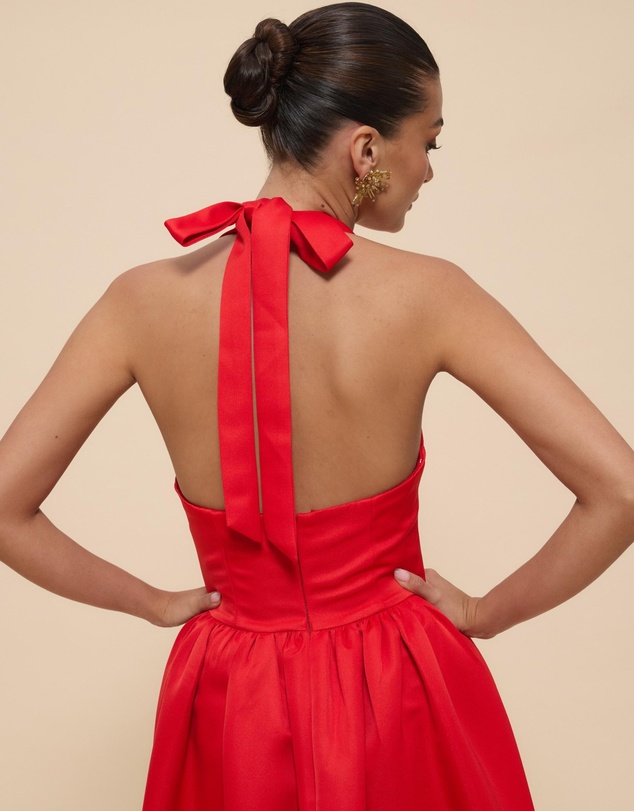 Revibe - Repaired CHANCERY Barlow Halter Dress - AU 10