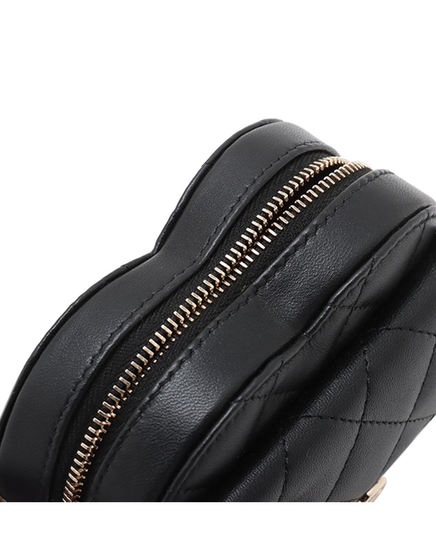 Pre-Loved by Azura Reborn - Pre-Loved Mini Lambskin CC in Love Heart Belt Bag