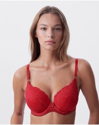 Bras N Things - Bethany Essentials Full Cup Bra - Red