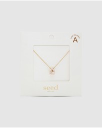 Seed Heritage - Initial Jewel Bubble Necklace