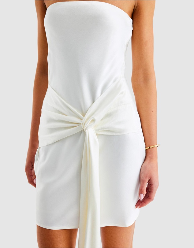 SNDYS - Angie Tie Front Mini Dress