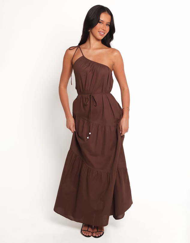 Petal & Pup - Hilde Maxi Dress - Chocolate