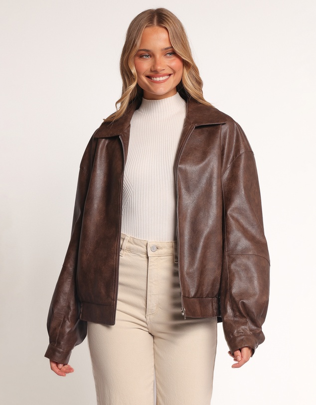 Petal & Pup - Zoe Bomber Jacket - Brown