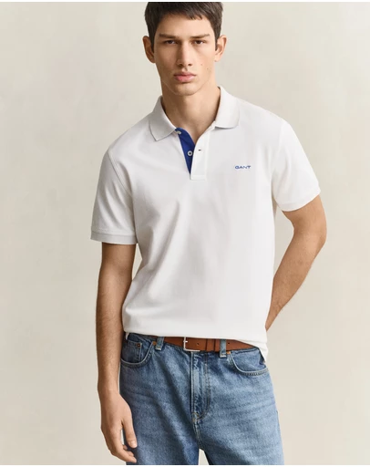 Gant - Contrast Piqué Polo Shirt